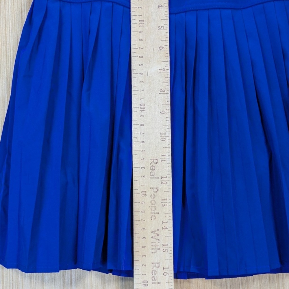 Fabletics Royal Blue Pleated Tennis Prep Skort Athletic Skirt Women Large - Picture 6 of 8